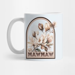 Mawmaw Vintage Floral Grandmother Mug
